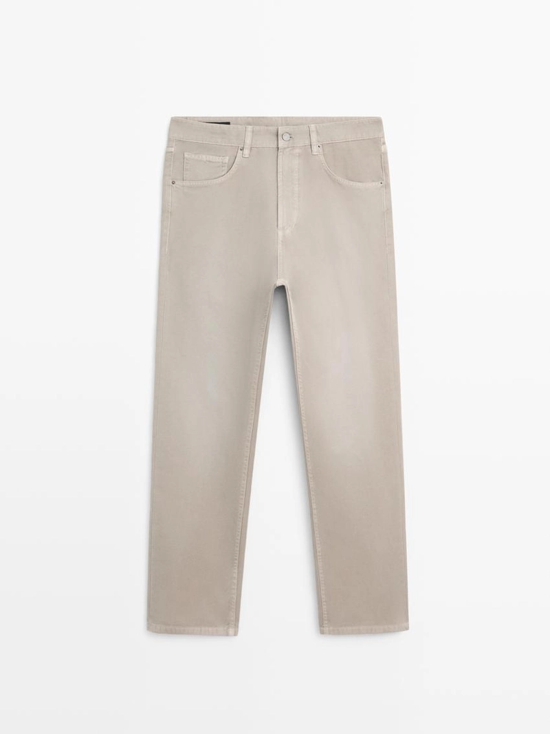 Джинсы свободного кроя massimo dutti