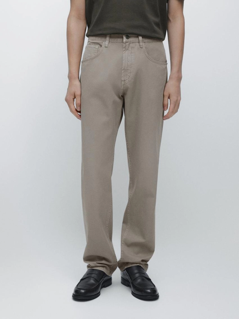 Джинсы свободного кроя massimo dutti