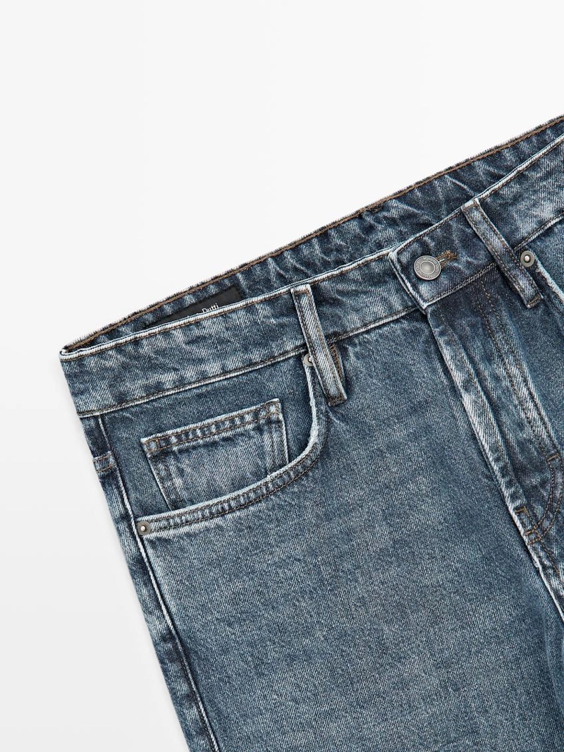 Джинсы узкого кроя cropped