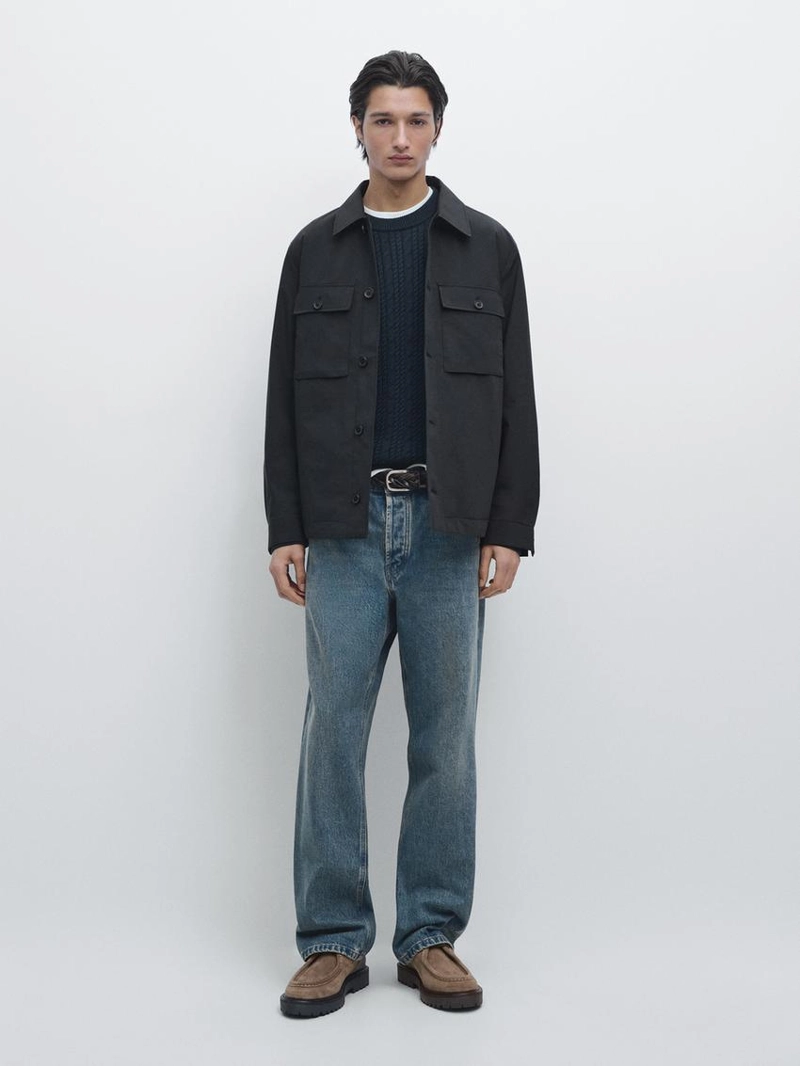 Короткая куртка с деталями карманов