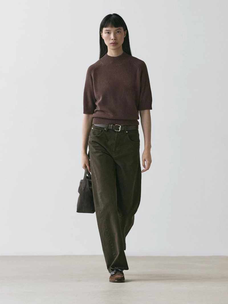 Джемпер из смесового хлопка