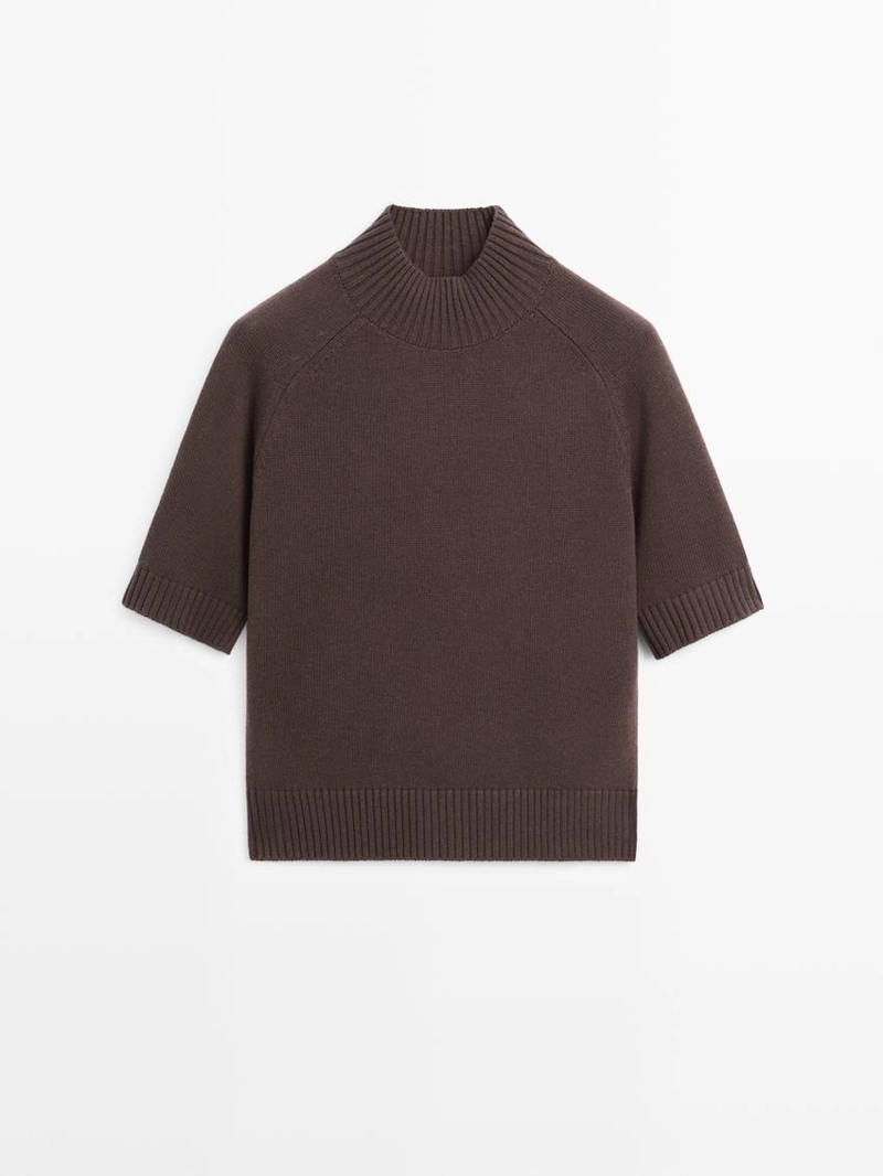 Джемпер из смесового хлопка