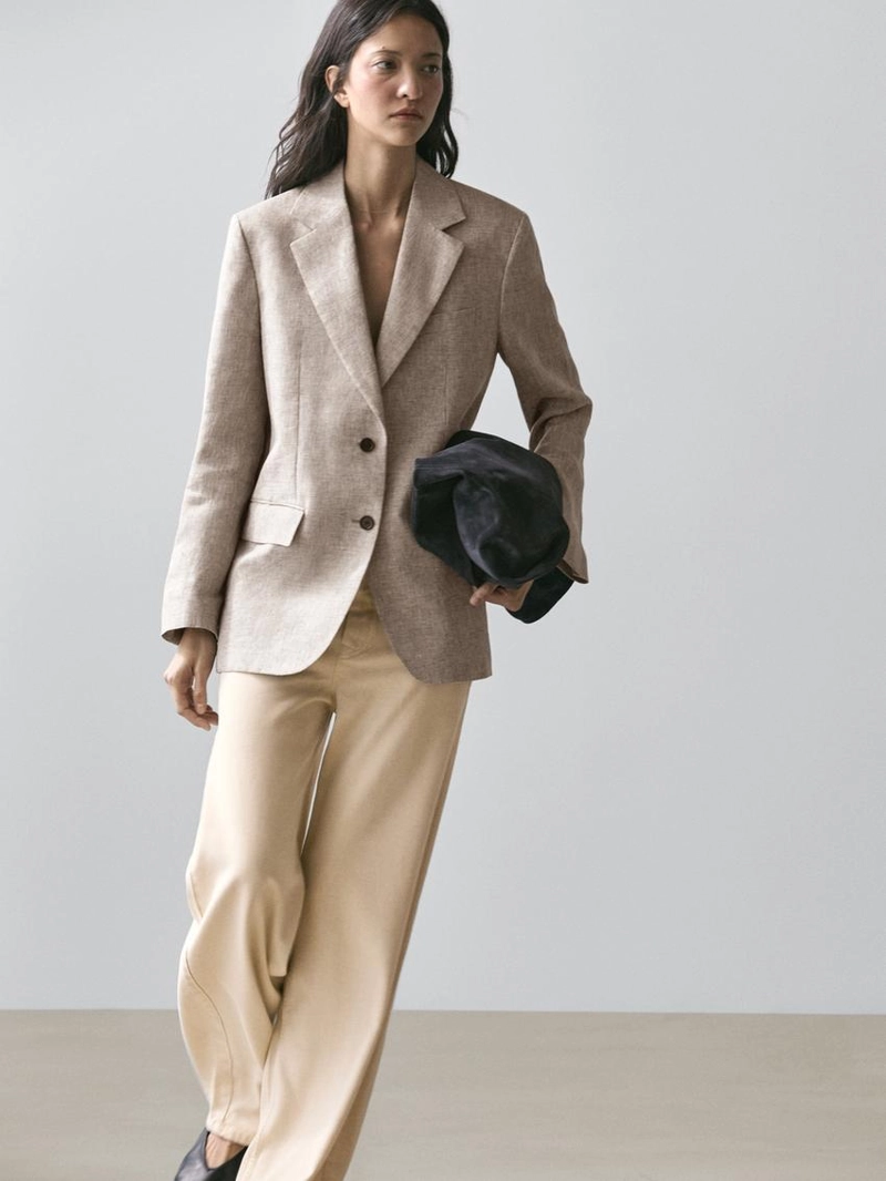 Пиджак из льна