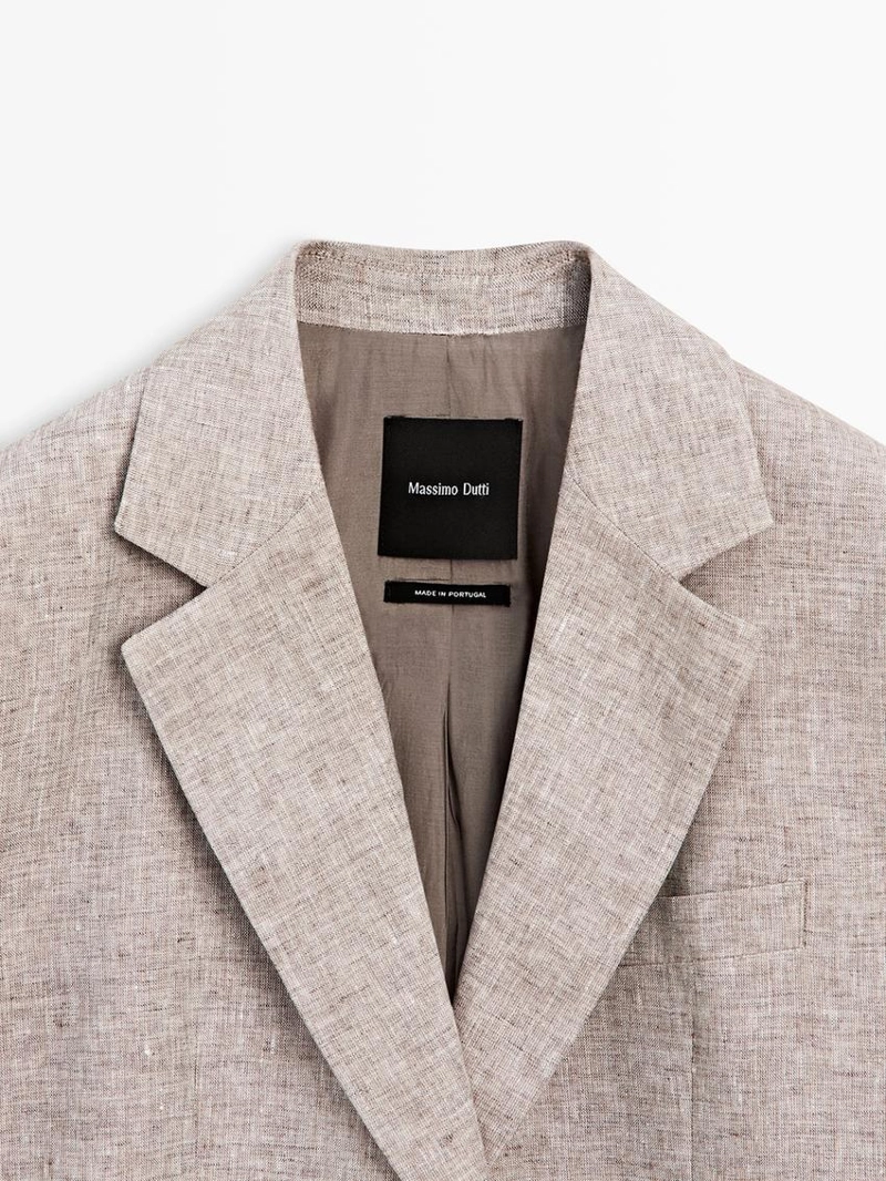 Пиджак из льна