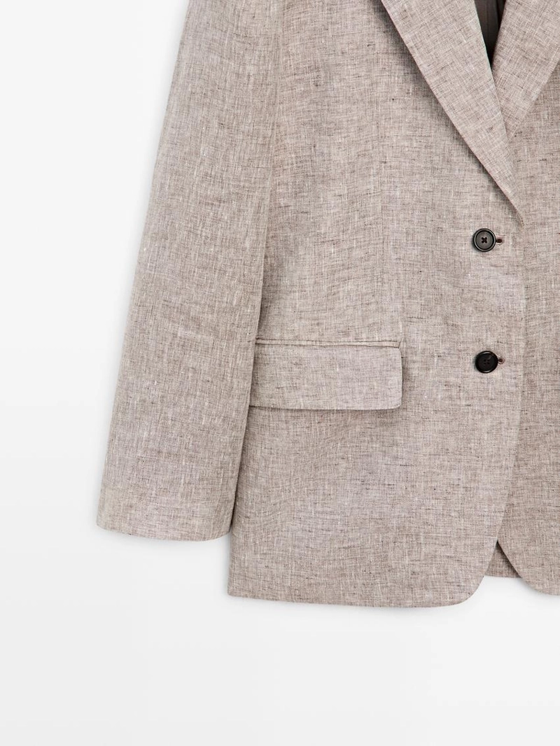 Пиджак из льна