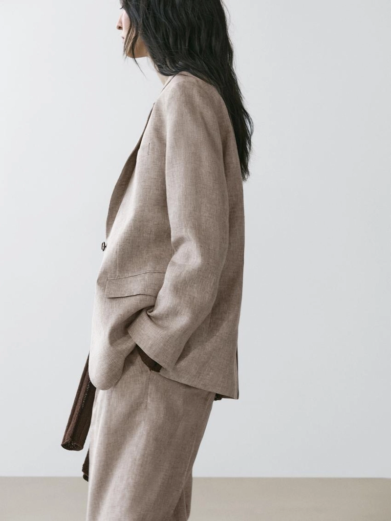 Пиджак из льна