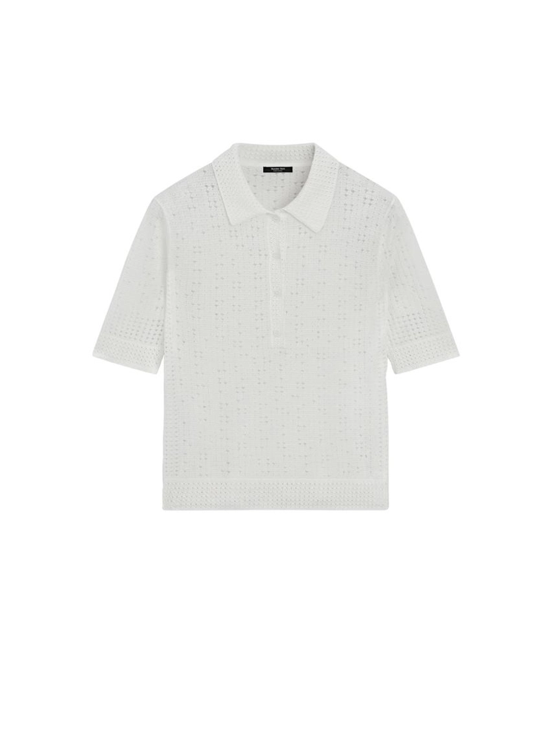 Поло с джемпером из вязаного полотна