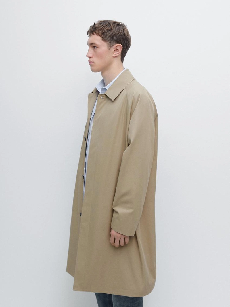 Легкий хлопковый тренчкот