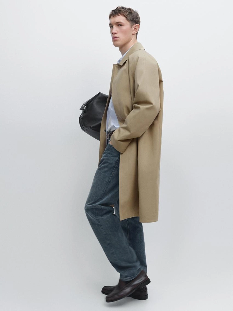 Легкий хлопковый тренчкот