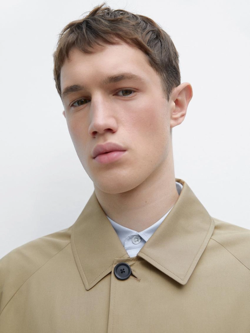 Легкий хлопковый тренчкот