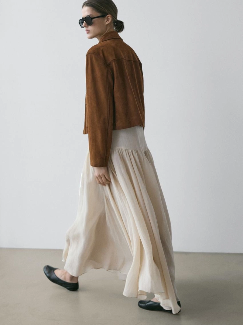 Куртка из замши