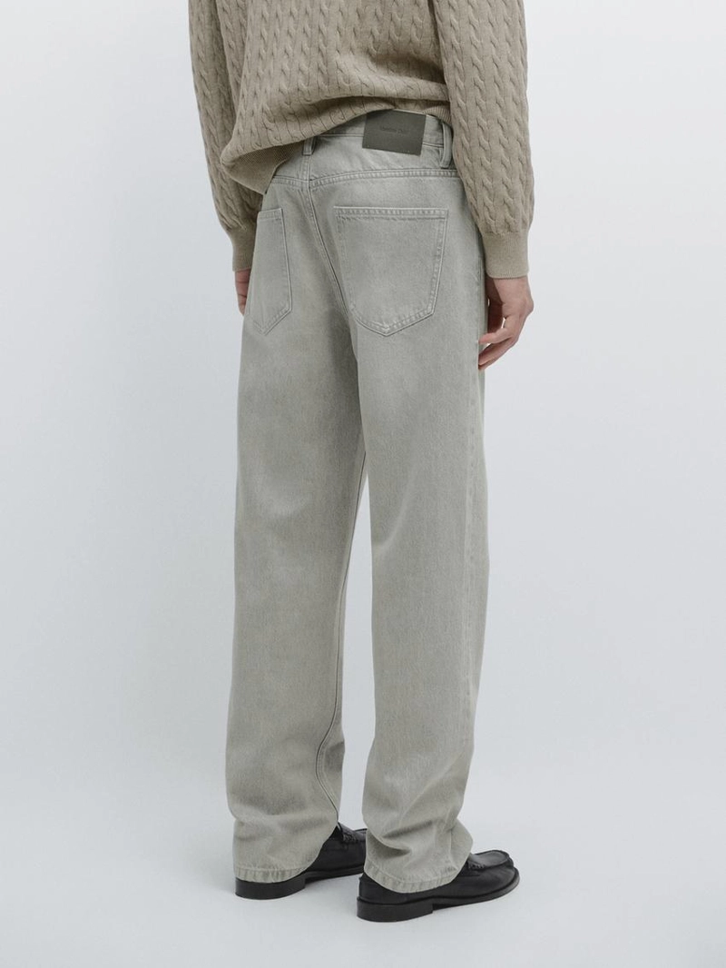 Джинсы прямого кроя massimo dutti