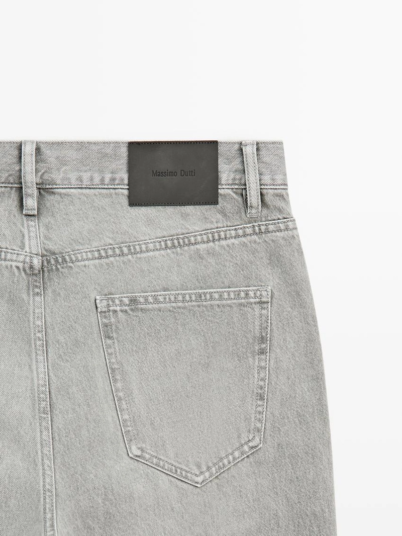 Джинсы прямого кроя massimo dutti