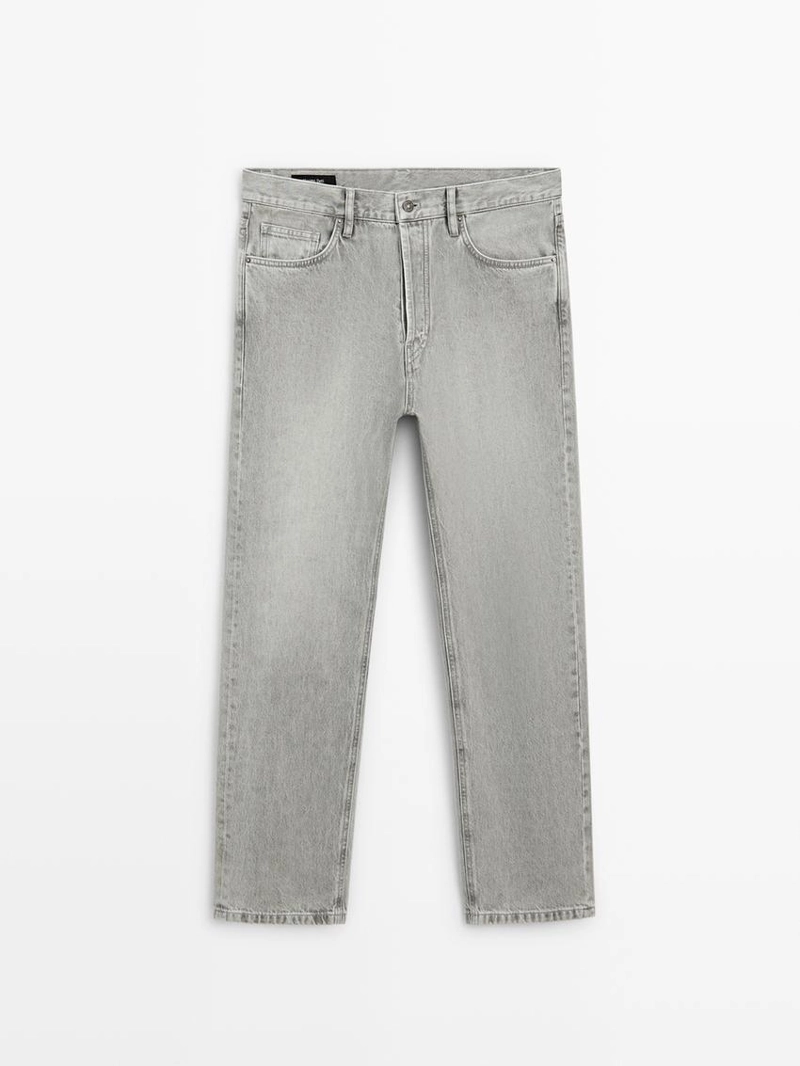 Джинсы прямого кроя massimo dutti