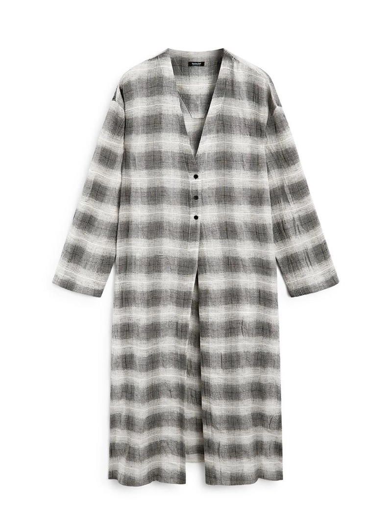 Платье-туника в клетку