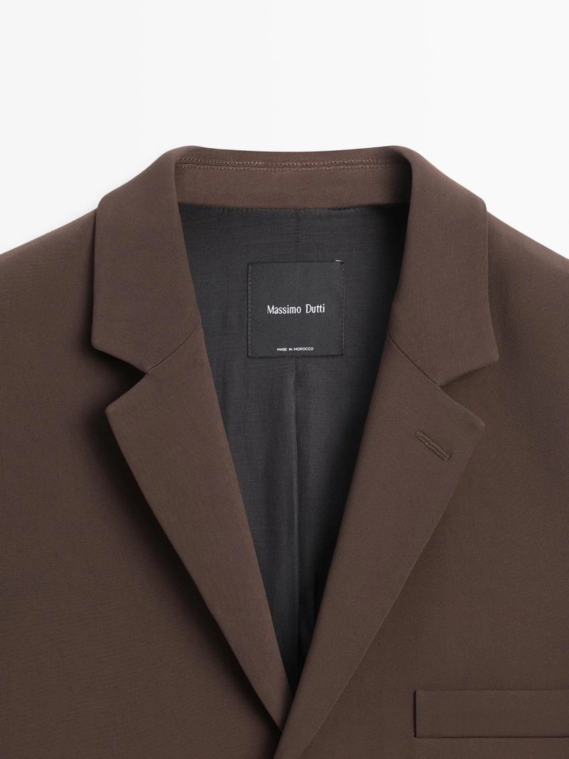 Блейзер из креповой ткани