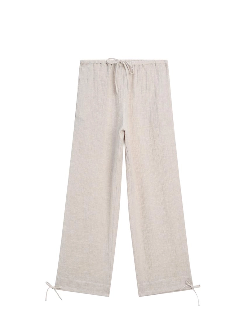 Брюки из 100% льна