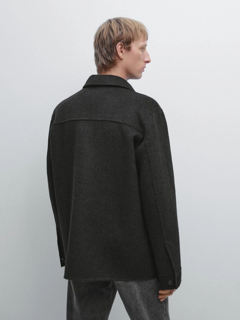 Пиджак из шерстяной смеси с карманами