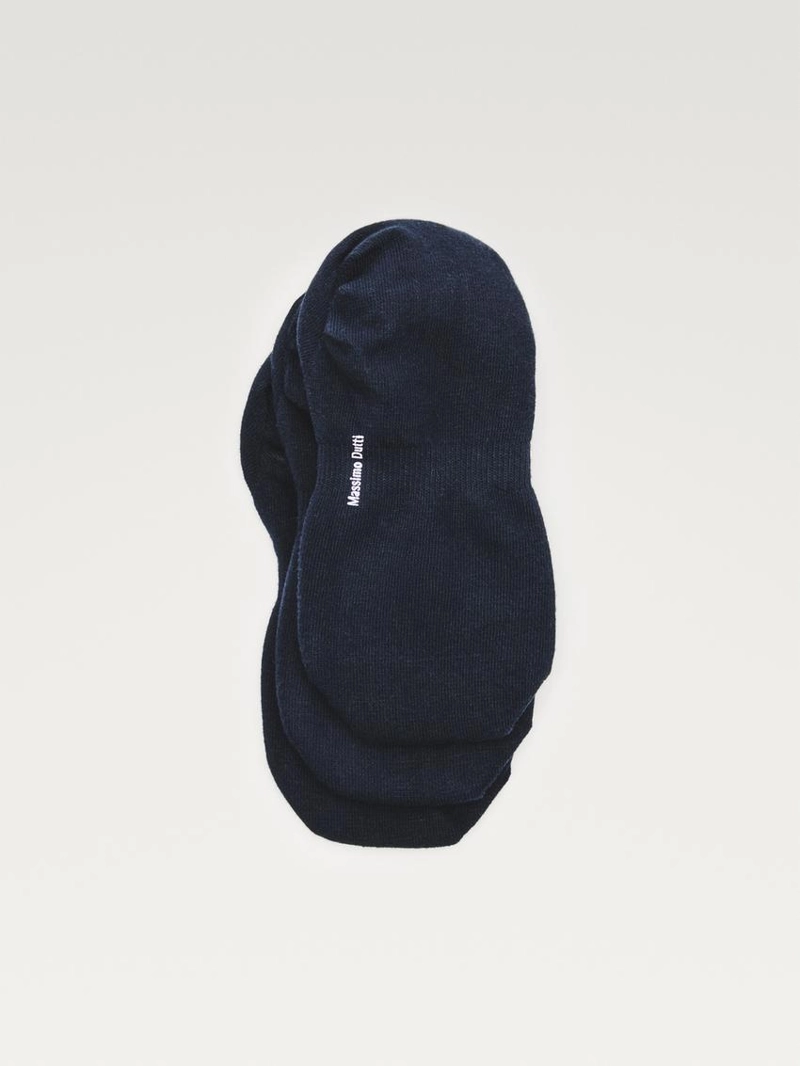 Набор из 3 пар невидимых носков из хлопкового смесового материала