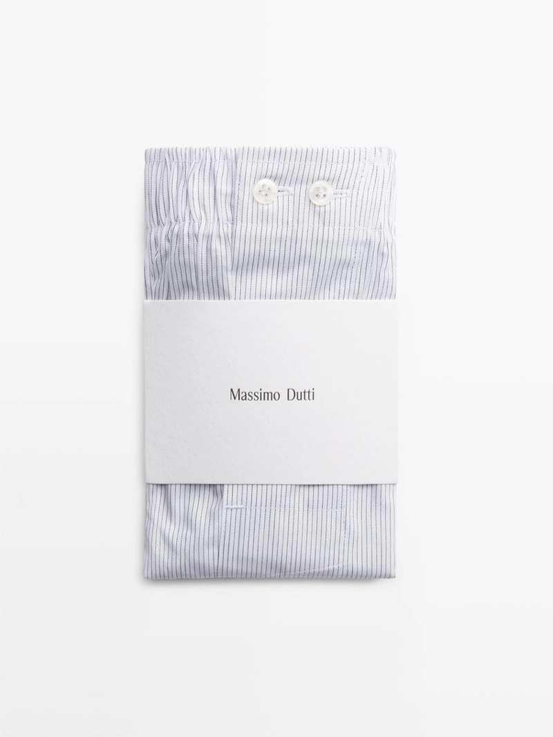 Боксеры в полоску из 100% хлопка