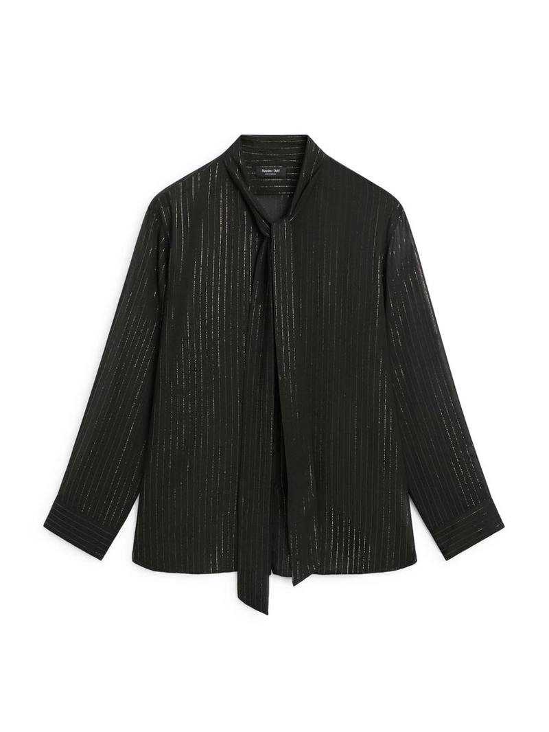 Рубашка с воротником-шарфом