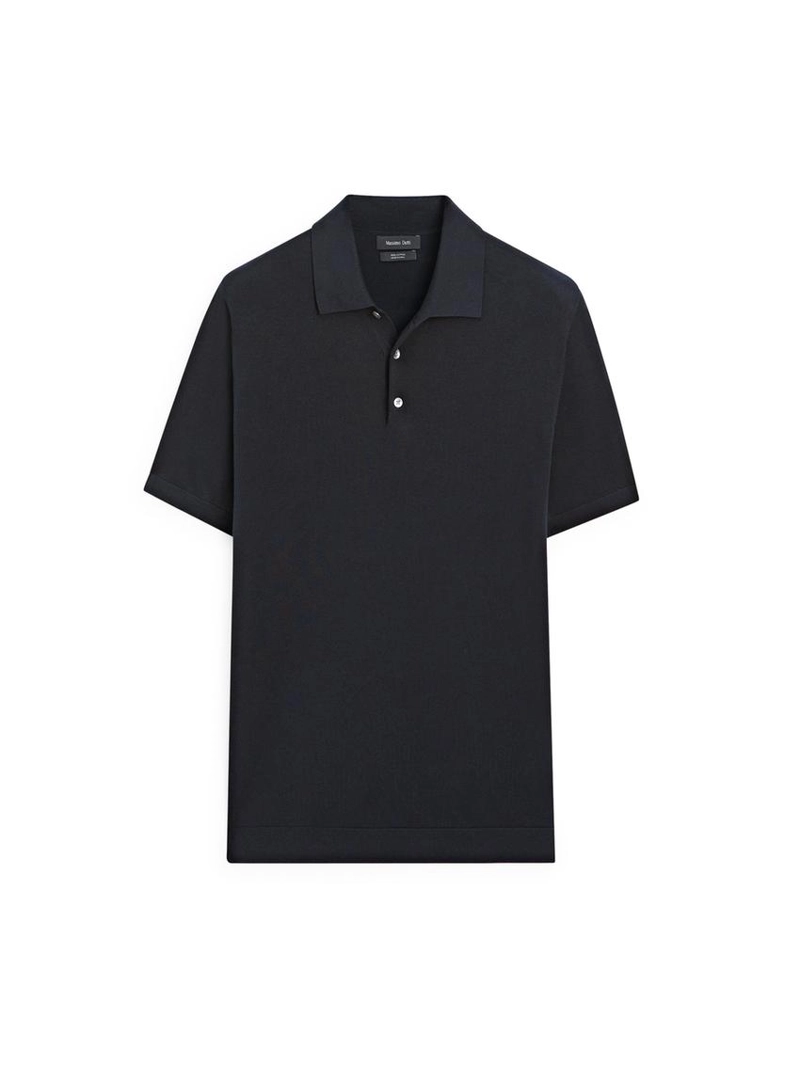 Поло из хлопкового трикотажа