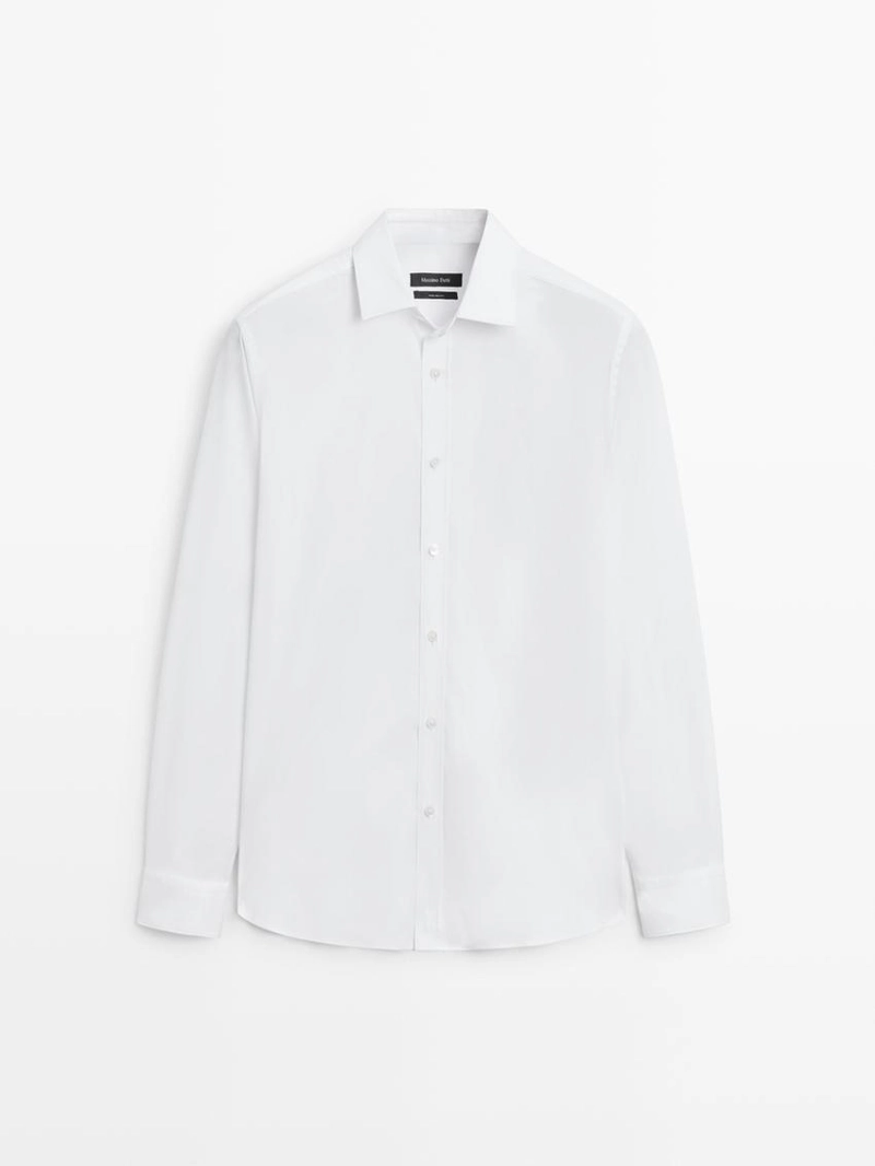 Рубашка из хлопково-вискозного трикотажа