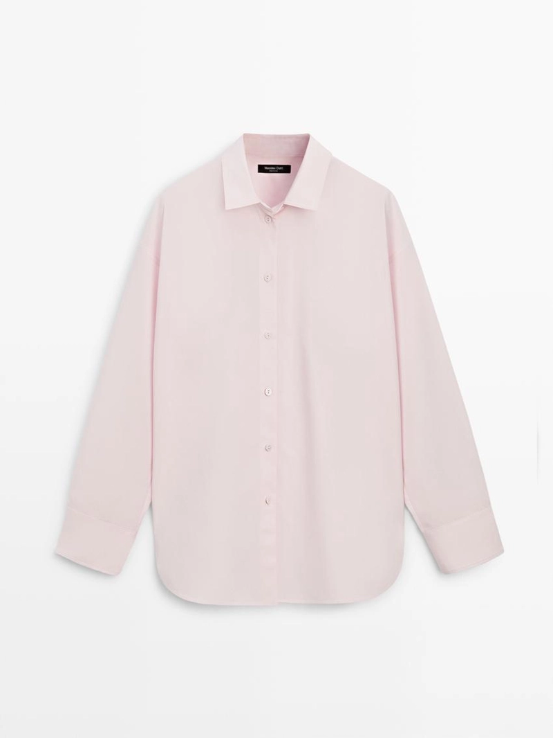 Рубашка из поплина и хлопковой смеси