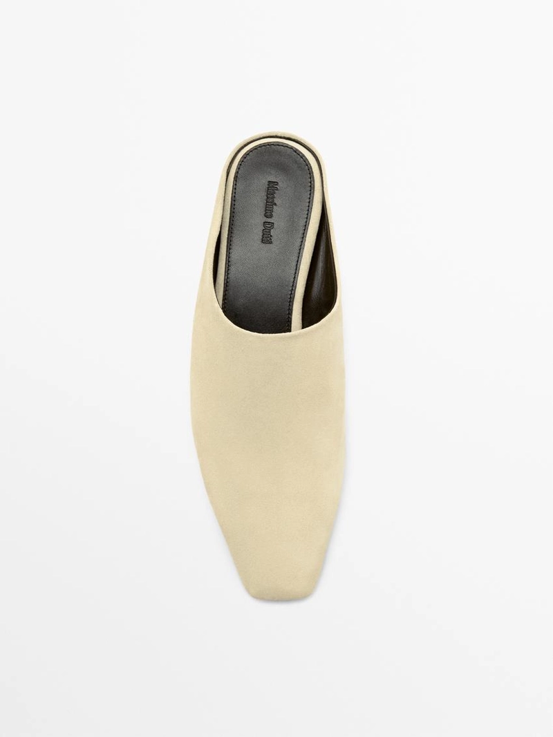 Мюли на шнуровке на танкетке