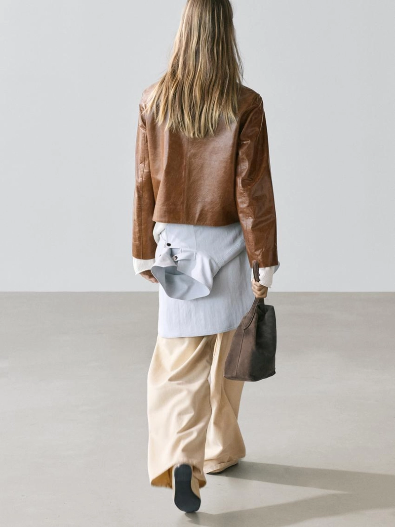 Куртка из овчины с крагулом