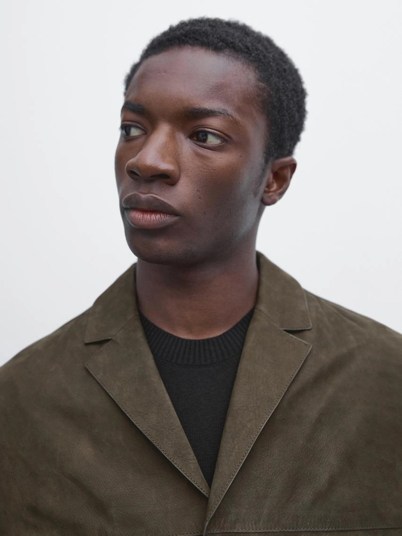 Замшевый жакет