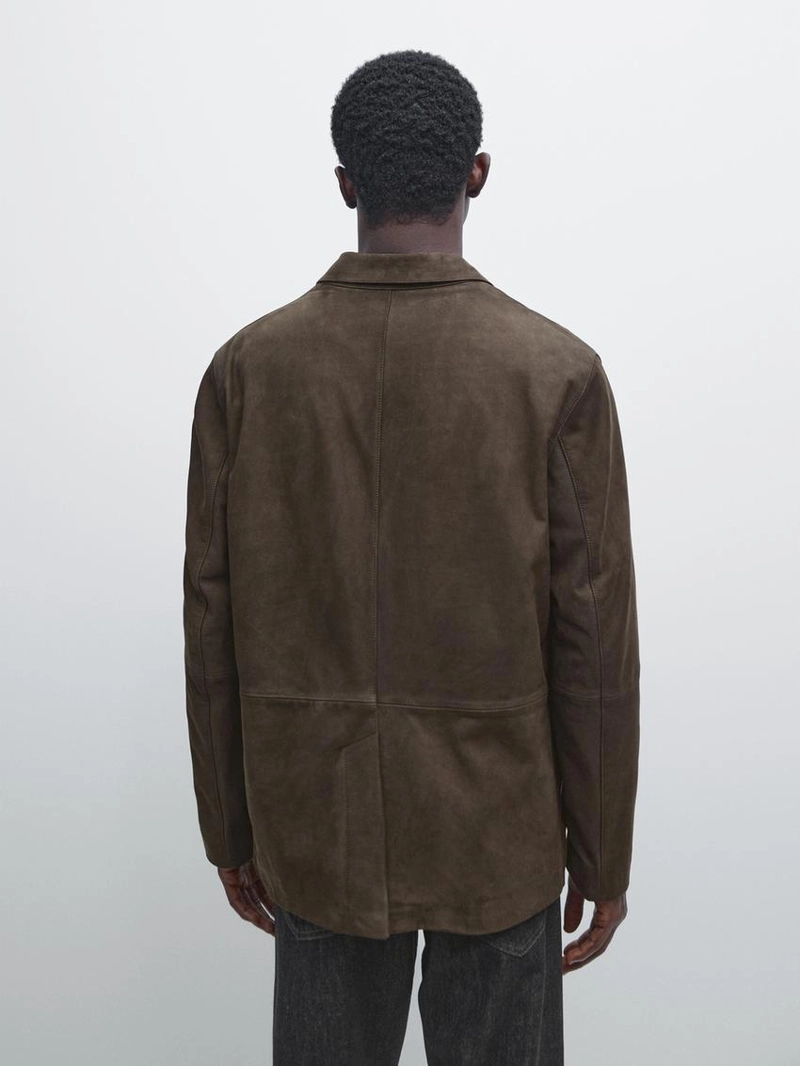 Замшевый жакет