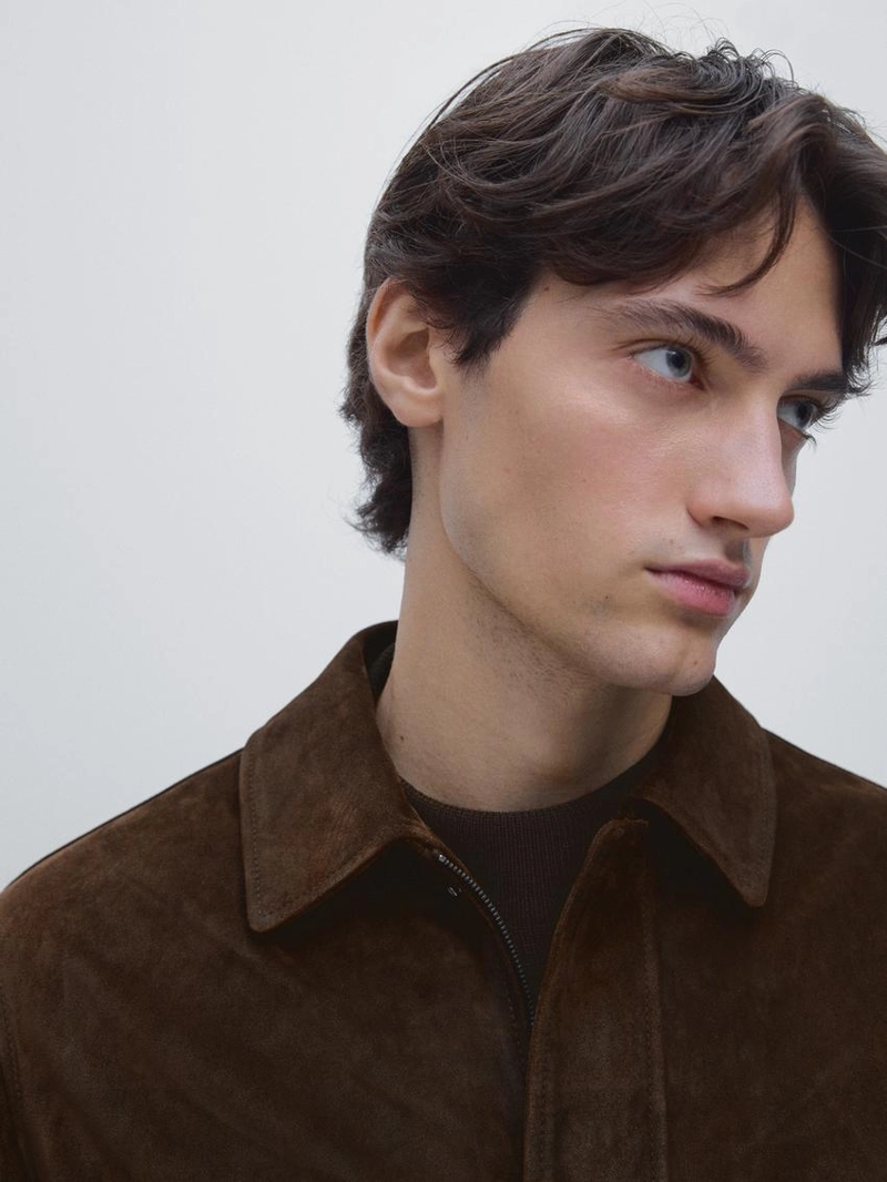 Куртка из замши