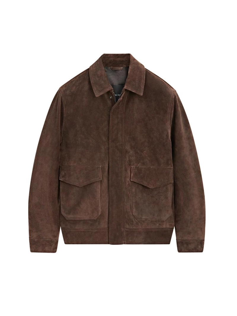 Куртка из замши