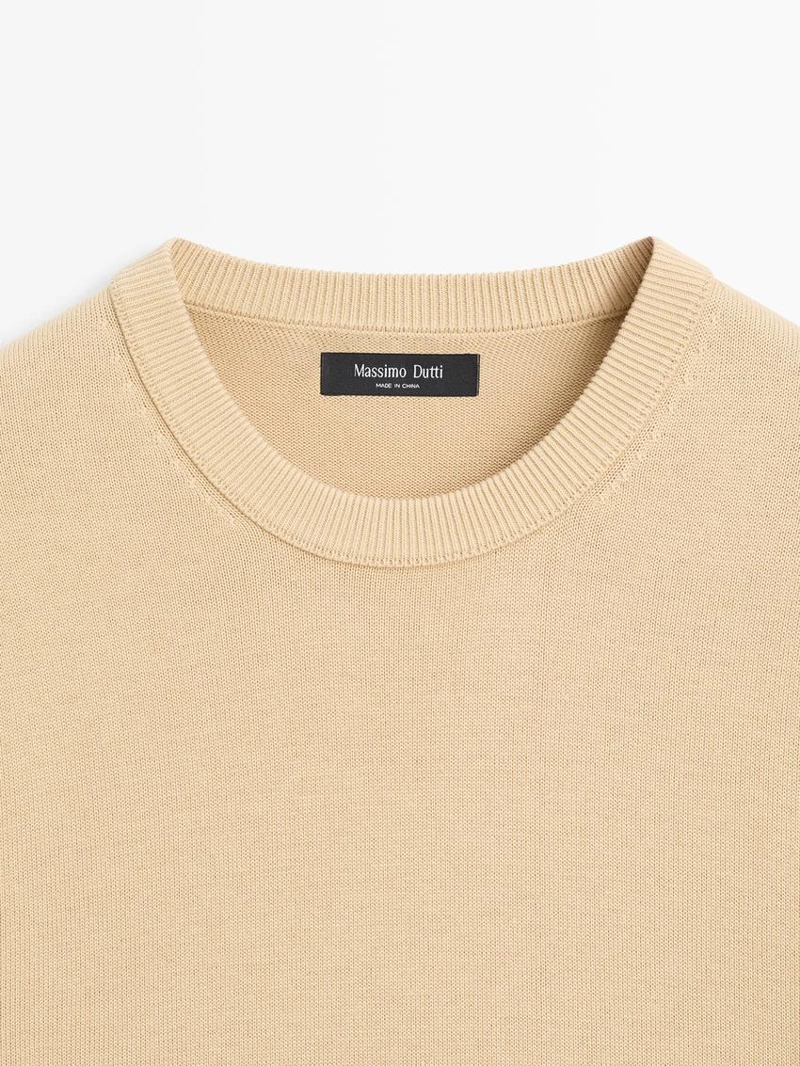 Джемпер из хлопково-шерстяной смеси