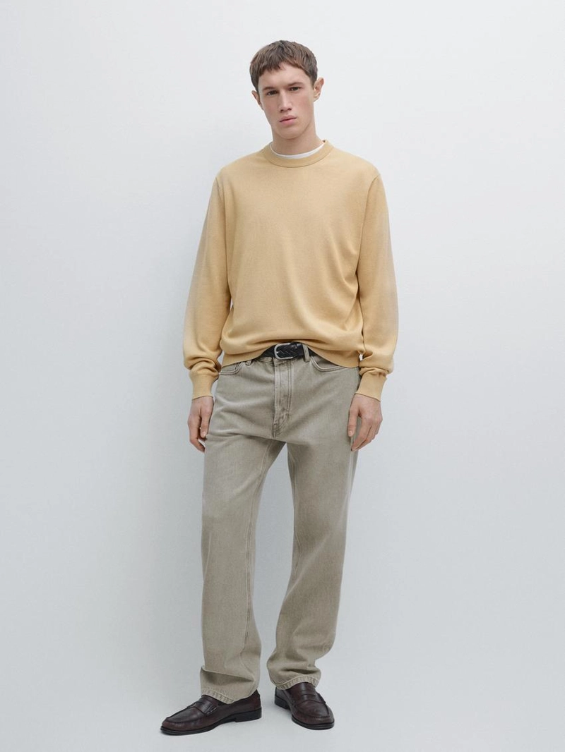 Джемпер из хлопково-шерстяной смеси