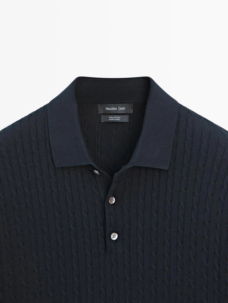 Поло из 100% хлопка с косынкой