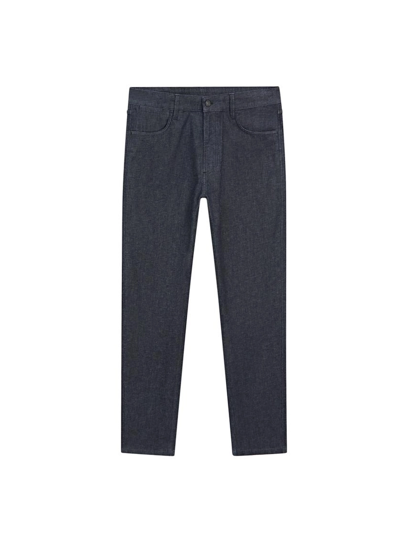 Джинсы легкого slim-fit с отбеленной отделкой