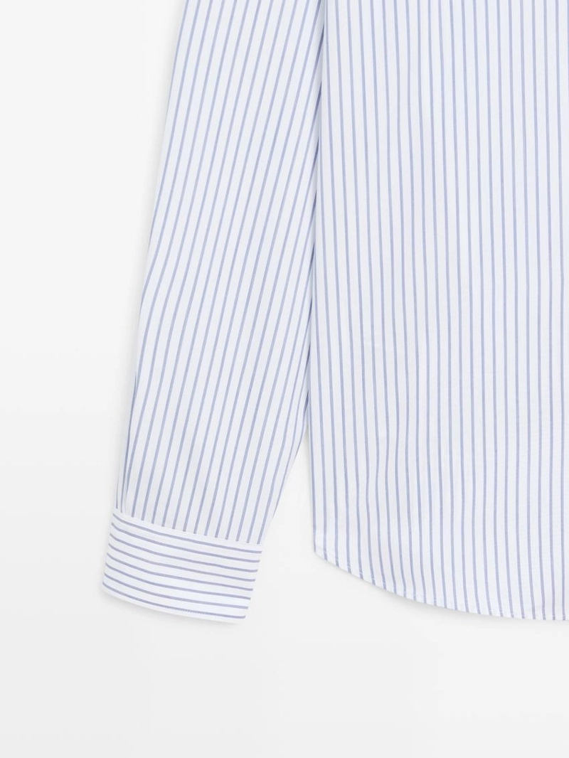 Рубашка в полоску regular fit