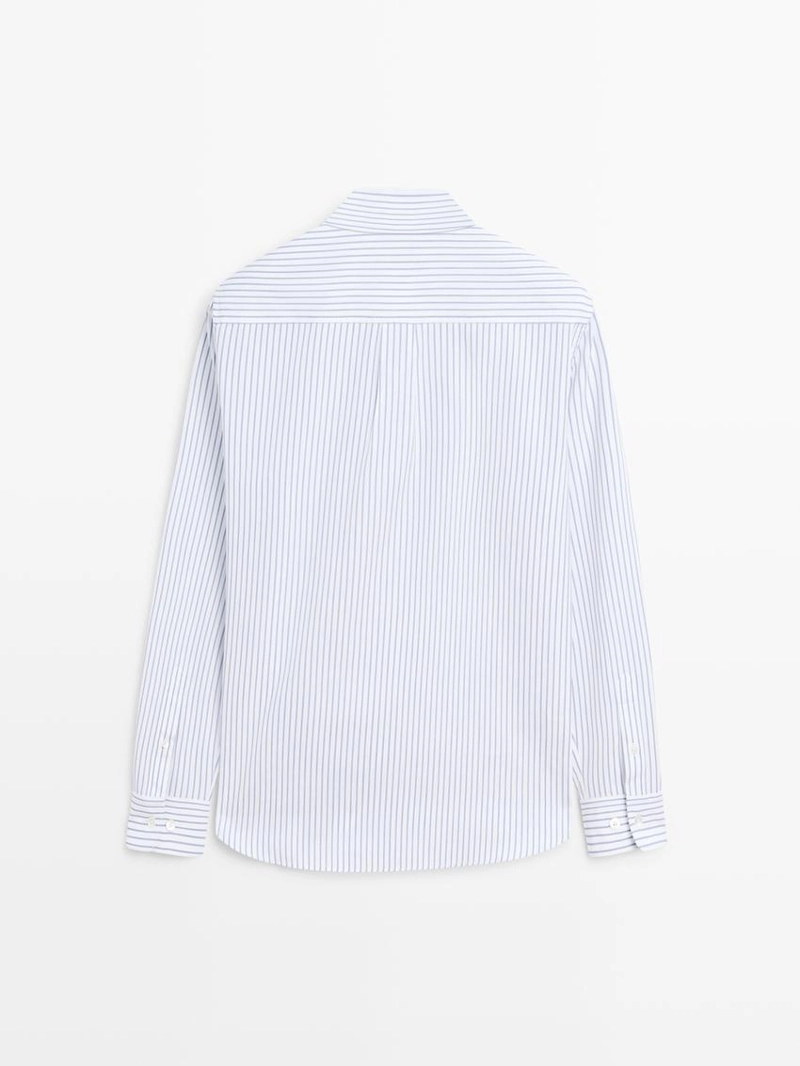 Рубашка в полоску regular fit