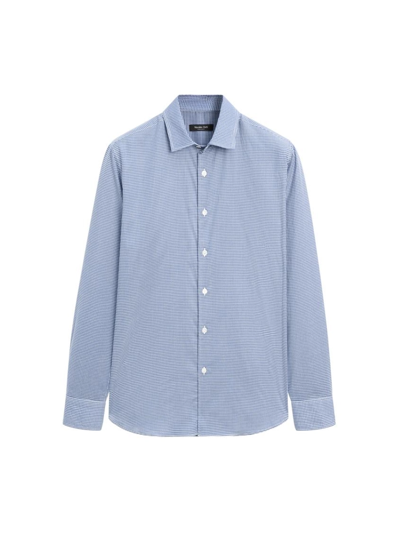 Рубашка regular fit в клетку из 100% хлопка