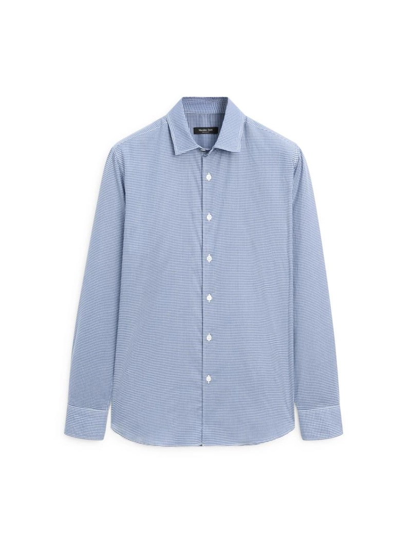 Рубашка regular fit в клетку из 100% хлопка