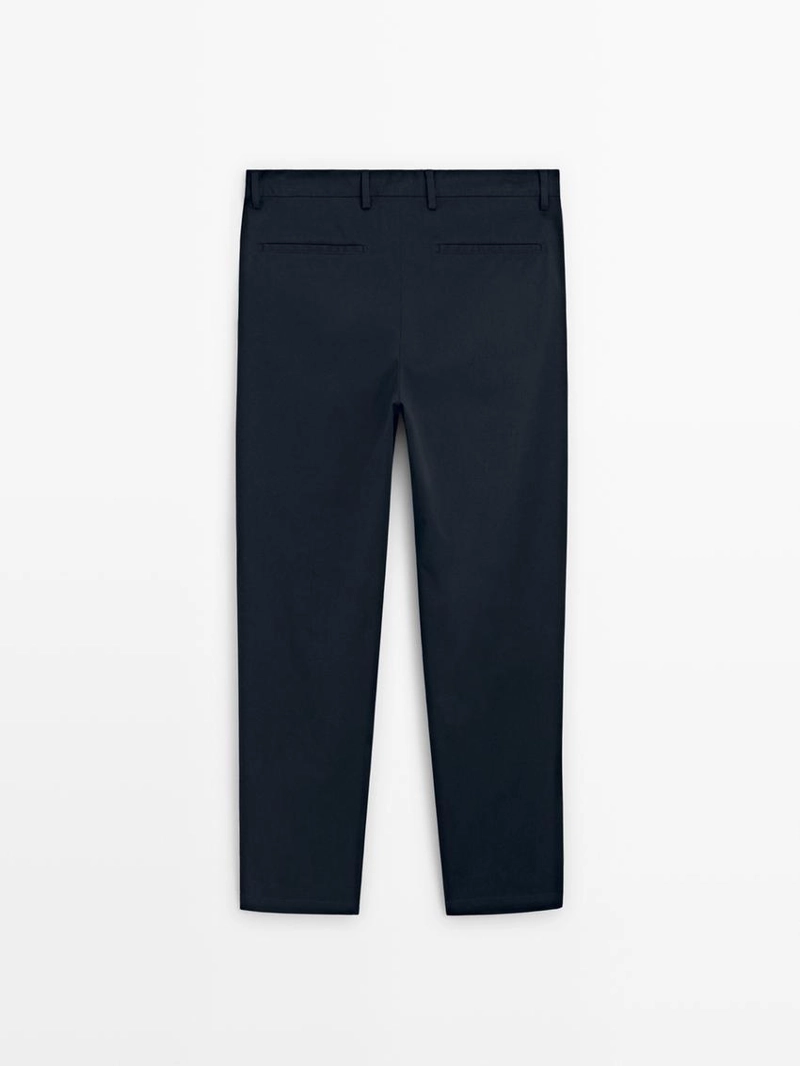 Брюки из хлопка slim fit