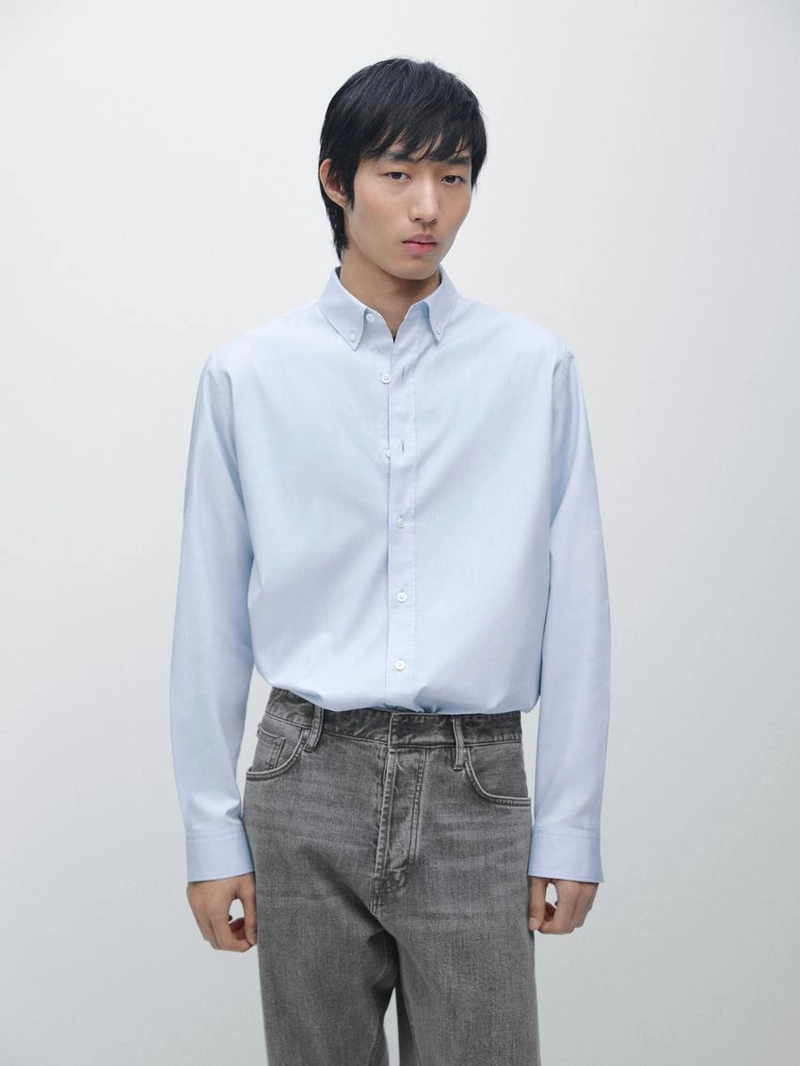 Рубашка regular fit oxford