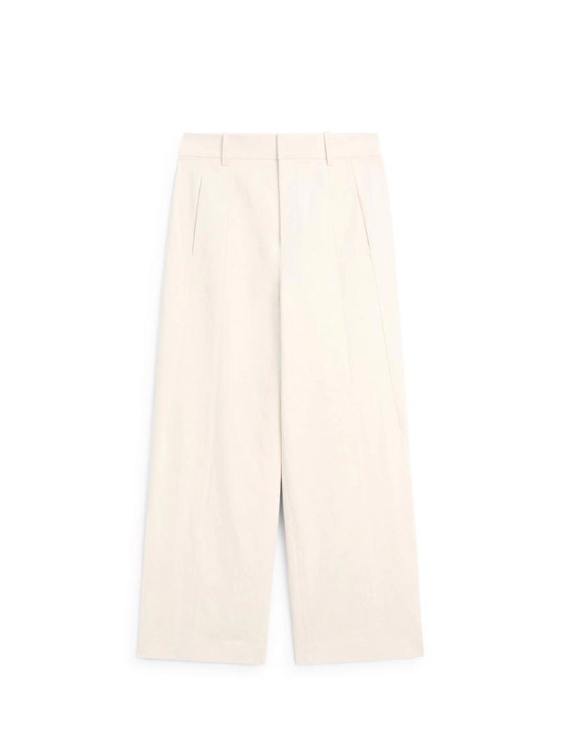 Брюки linen and cotton barrel fit