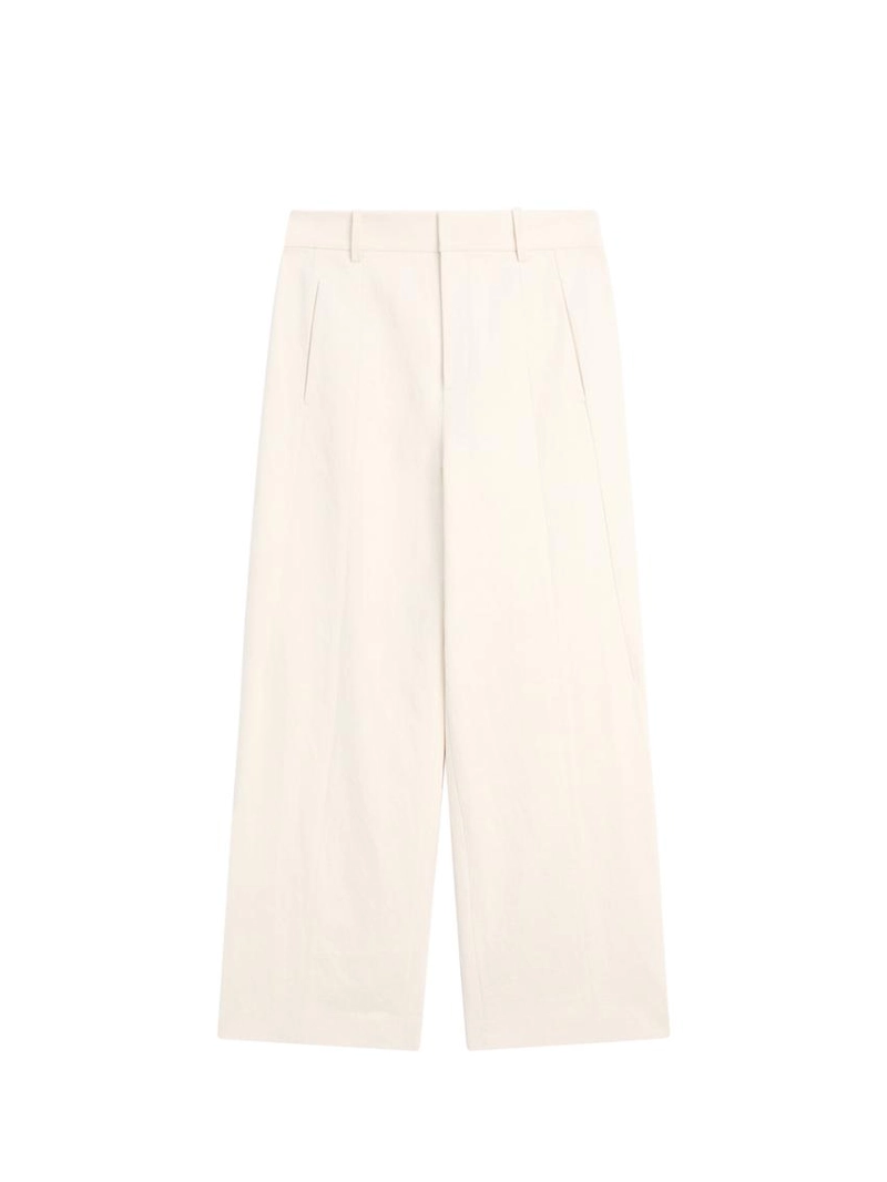 Брюки linen and cotton barrel fit