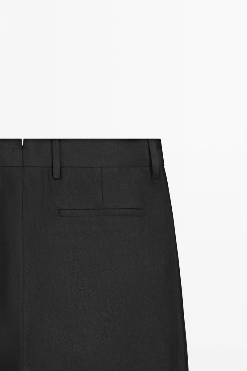 Брюки для костюма tailored fit из 100% льна
