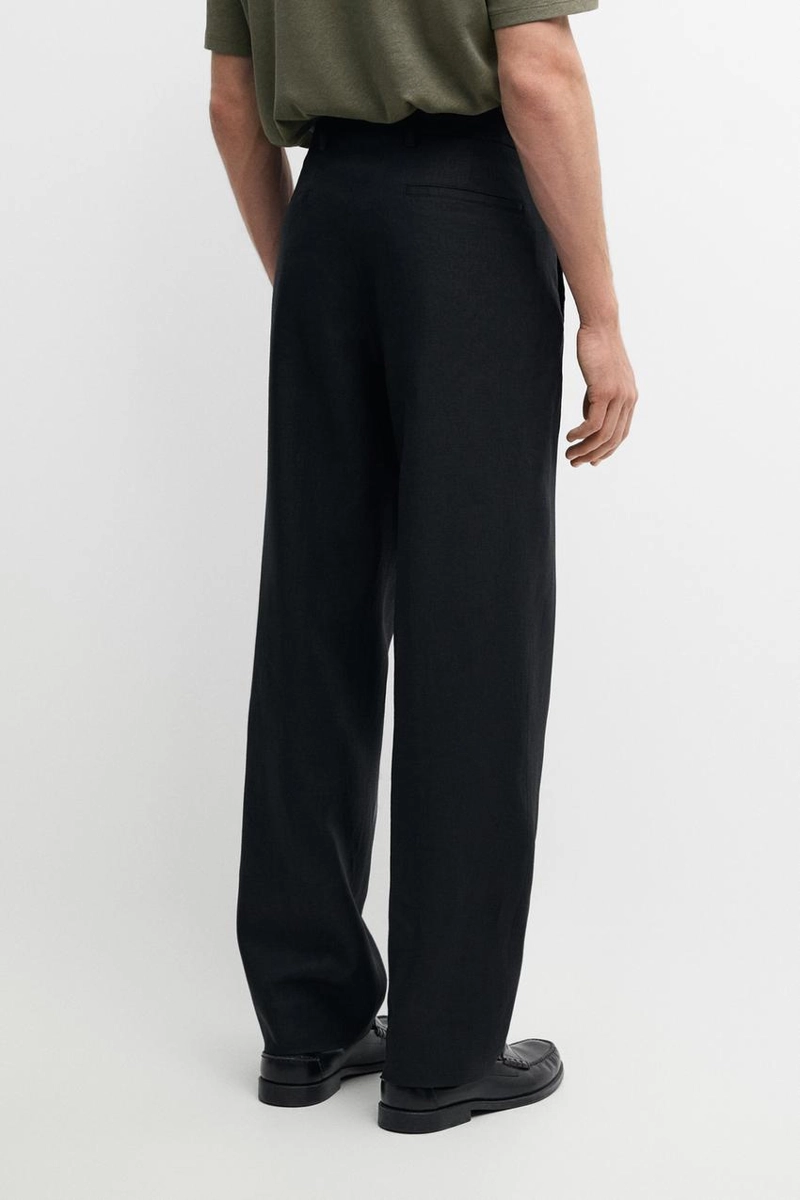 Брюки для костюма tailored fit из 100% льна