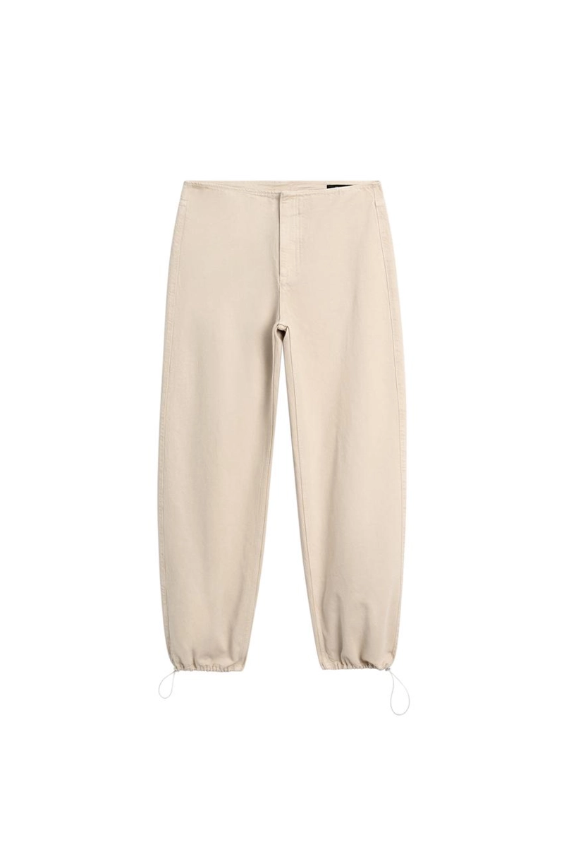 Штаны свободного кроя из ткани парашют massimo dutti