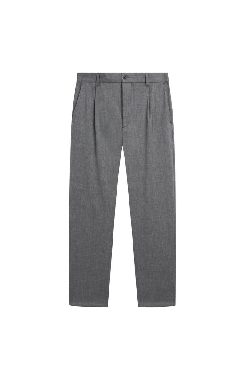 Брюки из смешанной шерсти cool wool с вытачками